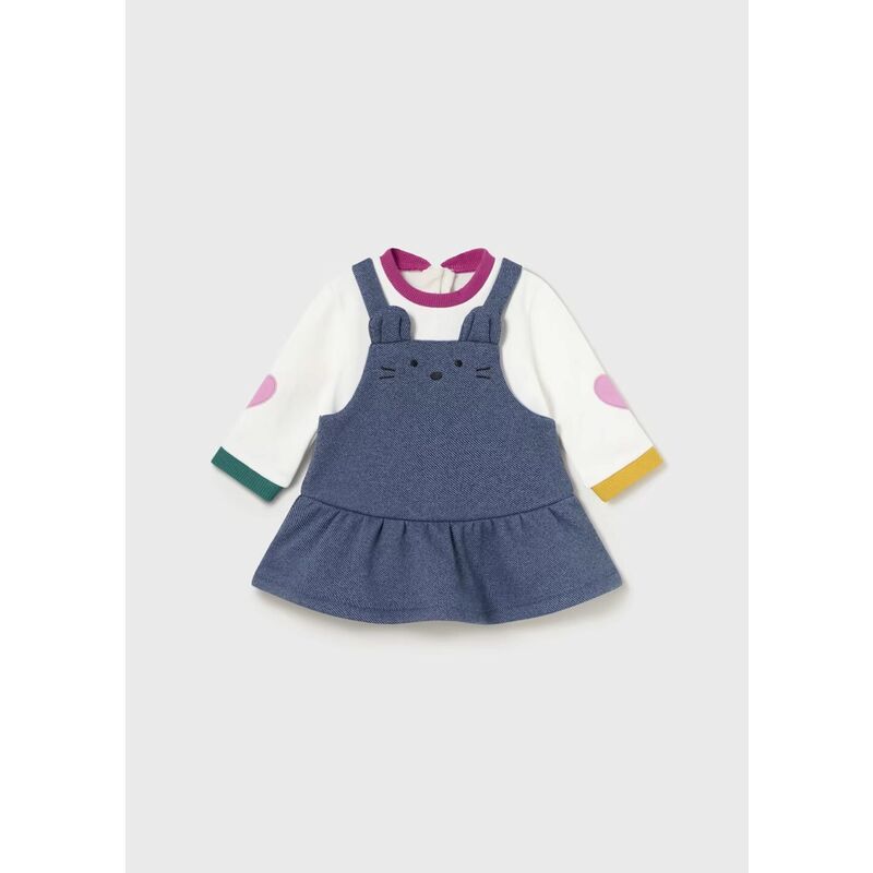2802 PELELE FALDA MAYORAL. ROPA PARA BEBES ,PREMAMA Y COLEGIAL - DE 0 5 AÑOS INVIERNO Conjuntos Ranita RECIEN NACIDO 0-1M 50CM .
