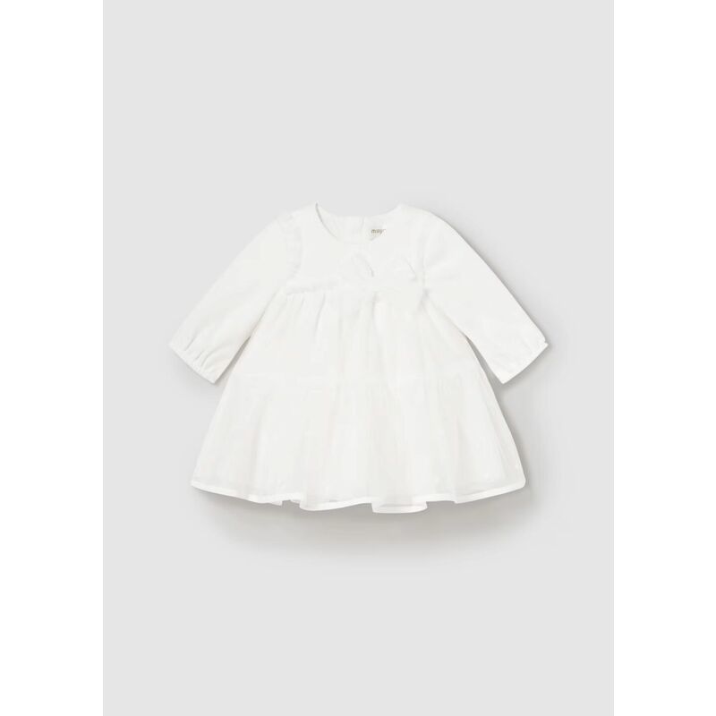 2805 VESTIDO TUL MAYORAL. ROPA PARA BEBES ,PREMAMA Y COLEGIAL - DE 0 5 AÑOS INVIERNO NIÑA Vestidos RECIEN NACIDO 0-1M 50CM .