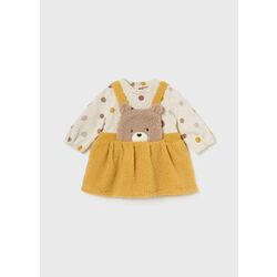 2881 PELELE FALDA CARA ANIMA MAYORAL. ROPA PARA BEBES ,PREMAMA Y COLEGIAL - DE 0 5 AÑOS INVIERNO NIÑA Vestidos RECIEN NACIDO