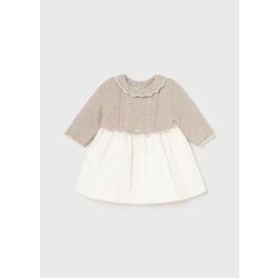 2883 VESTIDO COMBINADO TRICOT MAYORAL. ROPA PARA BEBES ,PREMAMA Y COLEGIAL - DE 0 5 AÑOS INVIERNO NIÑA Vestidos RECIEN NACIDO