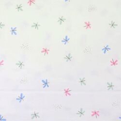 Sábanas MUINICUNA  LIBÉLULAS Algodón 50X80  Orgánico. MOBILIARIO Y DECORACION PARA BEBE - ROPA CUNA MINICUNA SABANAS . Color 0. 