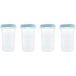 89538 Set de 4 herméticos de 330ml hermisized ocean MINILAND. PUERICULTURA Y COMPLEMENTOS PARA BEBES - COMIDA TERMOS RECIPIENTES