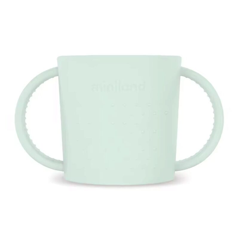 89603 Vaso de aprendizaje con asas mint Miniland. PUERICULTURA Y COMPLEMENTOS PARA BEBES - COMIDA VASOS TAZAS . Color 0. 