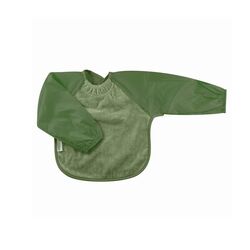 121322 Babero manga larga silly olive. PUERICULTURA Y COMPLEMENTOS PARA BEBES - COMIDA BABEROS . Color OLIVE. 