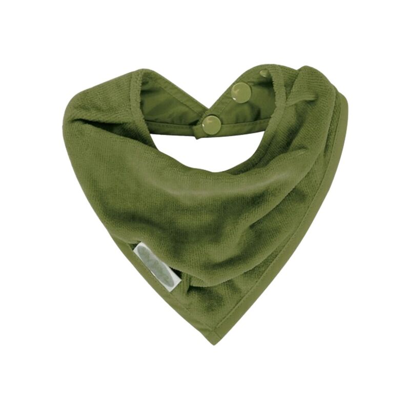 123159 Babero Towel Bandana bib olive silly baby. PUERICULTURA Y COMPLEMENTOS PARA BEBES - COMIDA BABEROS . Color OLIVE. 