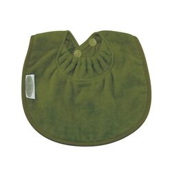 123161 Babero Towel Biblet Olive. PUERICULTURA Y COMPLEMENTOS PARA BEBES - COMIDA BABEROS . Color OLIVE. 