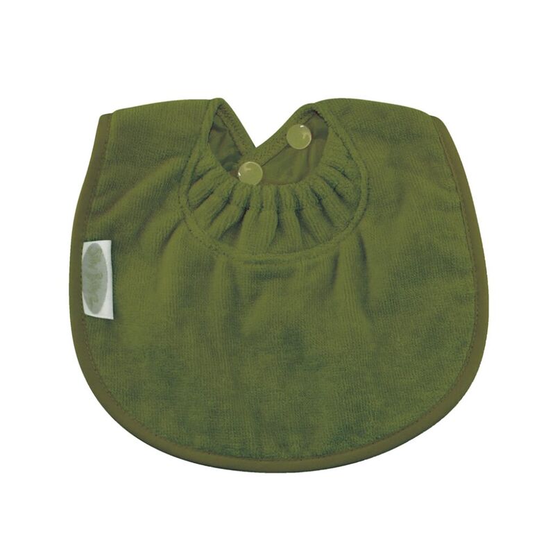 123161 Babero Towel Biblet Olive. PUERICULTURA Y COMPLEMENTOS PARA BEBES - COMIDA BABEROS . Color OLIVE. 