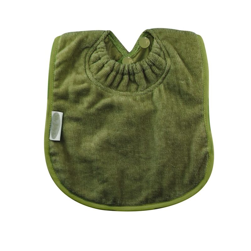 123163 Babero Towel Large bib olive SILLY. PUERICULTURA Y COMPLEMENTOS PARA BEBES - COMIDA BABEROS . Color OLIVE. 