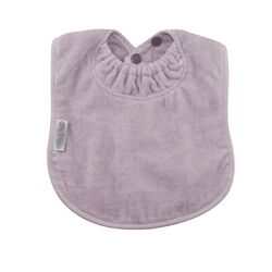 124085 BABERO BEBÉ LAVANDA Velour Large bib Lavender. PUERICULTURA Y COMPLEMENTOS PARA BEBES - COMIDA BABEROS . Color LILA. 