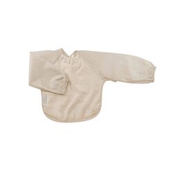 124087 Babero de manga larga beige silly. PUERICULTURA Y COMPLEMENTOS PARA BEBES - COMIDA BABEROS . Color Beige. 