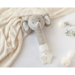 4044 ELEFANTE 25 CM SONAJERO KIOKIDS. JUGUETES PARA BEBE - PRIMEROS PELUCHES Y MUÑECOS . Color 0. 