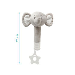 4044 ELEFANTE 25 CM SONAJERO KIOKIDS. JUGUETES PARA BEBE - PRIMEROS PELUCHES Y MUÑECOS . Color 0. 
