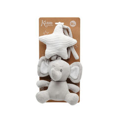 4199 ELEFANTE MUSICAL KIOKIDS. JUGUETES PARA BEBE - PRIMEROS SONAJEROS PELUCHES Y MUÑECOS . Color 0. 