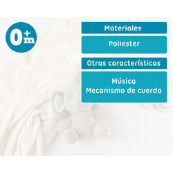 4199 ELEFANTE MUSICAL KIOKIDS. JUGUETES PARA BEBE - PRIMEROS SONAJEROS PELUCHES Y MUÑECOS . Color 0. 
