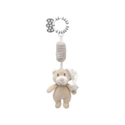 4204 OSO SONAJERO KIOKIDS. JUGUETES PARA BEBE - PELUCHES Y MUÑECOS PRIMEROS SONAJEROS . Color ARENA. 