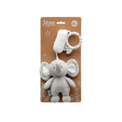 4205  ELEFANTE SONAJERO KIOKIDS. COCHECITOS-CARRICOCHES PARA BEBE SACOS Y TEXTILES CHALES MANTAS . Color GRIS . 
