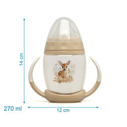 4261 TAZA APRENDIZAJE 270ML STEP 1 BEIGE KIOKIDS. PUERICULTURA Y COMPLEMENTOS PARA BEBES - COMIDA VASOS TAZAS . Color 0. 