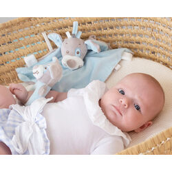 439  SET ACC. BEBÉ 30X18 KIOKIDS. JUGUETES PARA BEBE - PELUCHES Y MUÑECOS . Color Azul. 