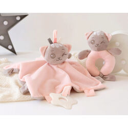 439  SET ACC. BEBÉ 30X18 KIOKIDS. JUGUETES PARA BEBE - PELUCHES Y MUÑECOS . Color Rosa. 