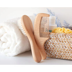 4390 SET PEINE MADERA KIOKIDS. PUERICULTURA Y COMPLEMENTOS PARA BEBES - BAÑO PERFUMERIA COSMETICA ACCESORIOS DE . Color 0. 