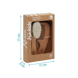 4390 SET PEINE MADERA KIOKIDS. PUERICULTURA Y COMPLEMENTOS PARA BEBES - BAÑO PERFUMERIA COSMETICA ACCESORIOS DE . Color 0. 