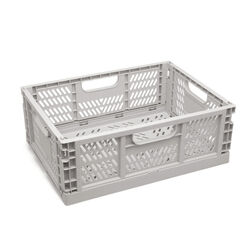 4403 CAJA PLEGABLE 40 X 30 X 15 CM GRIS KIOKIDS. MOBILIARIO Y DECORACION PARA BEBE - JUGUETES . Color GRIS . 
