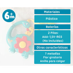 4423 MUSICALES 16X15 CM ELÉCTRICO KIOKIDS. JUGUETES PARA BEBE - PRIMEROS . Color 0. 