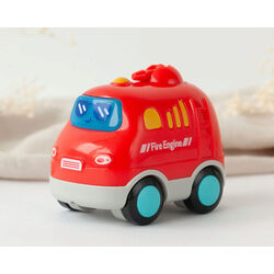 450 COCHE 13X11 CM ELÉCTRICO KIOKIDS. JUGUETES PARA BEBE - PRIMEROS ACCESORIOS DE . Color Rojo. 