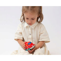 450 COCHE 13X11 CM ELÉCTRICO KIOKIDS. JUGUETES PARA BEBE - PRIMEROS ACCESORIOS DE . Color Rojo. 