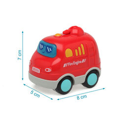450 COCHE 13X11 CM ELÉCTRICO KIOKIDS. JUGUETES PARA BEBE - PRIMEROS ACCESORIOS DE . Color Rojo. 