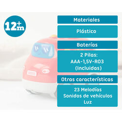 450 COCHE 13X11 CM ELÉCTRICO KIOKIDS. JUGUETES PARA BEBE - PRIMEROS ACCESORIOS DE . Color Rojo. 