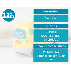 450 COCHE 13X11 CM ELÉCTRICO KIOKIDS. JUGUETES PARA BEBE - PRIMEROS ACCESORIOS DE . Color Amarillo. 