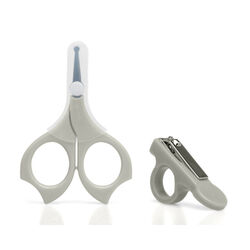 5507  SET MANICURA GRIS KIOKIDS. PUERICULTURA Y COMPLEMENTOS PARA BEBES - BAÑO ACCESORIOS DE . Color GRIS . 