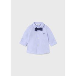 2180 CAMISA DE M/L CON PAJARITA MAYORAL. ROPA PARA BEBES ,PREMAMA Y COLEGIAL - DE 0 5 AÑOS INVIERNO NIÑO Camisas Polos RECIEN