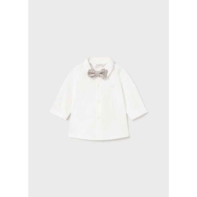 2180 CAMISA DE M/L CON PAJARITA MAYORAL. ROPA PARA BEBES ,PREMAMA Y COLEGIAL - DE 0 5 AÑOS INVIERNO NIÑO Camisas Polos RECIEN