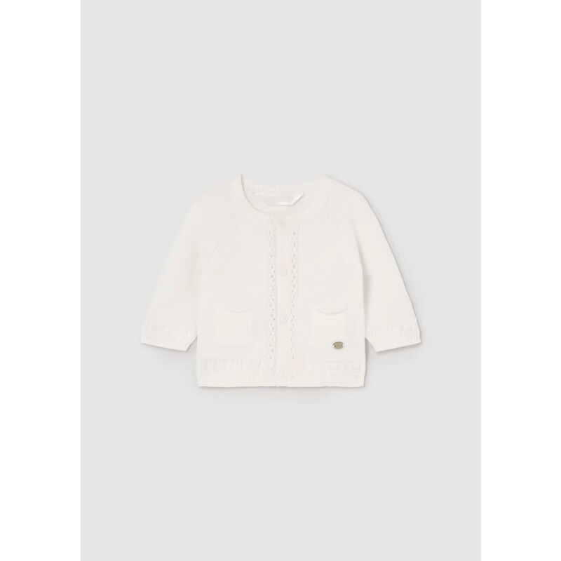 2302 CARDIGAN CUELLO REDONDO MAYORAL. ROPA PARA BEBES ,PREMAMA Y COLEGIAL - DE 0 5 AÑOS INVIERNO Chaquetas RECIEN NACIDO 0-1M