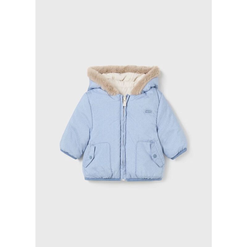 2457 CHAQUETON REVERSIBLE MAYORAL. ROPA PARA BEBES ,PREMAMA Y COLEGIAL - DE 0 5 AÑOS INVIERNO Abrigo RECIEN NACIDO 0-1M 50CM .