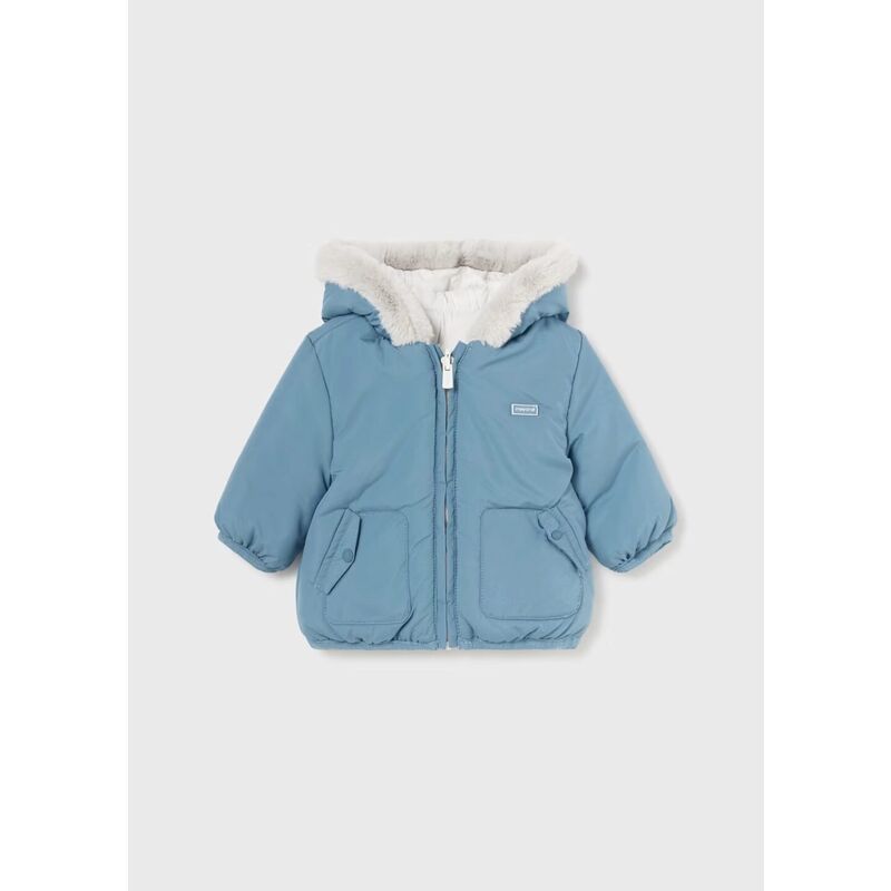 2457 CHAQUETON REVERSIBLE MAYORAL. ROPA PARA BEBES ,PREMAMA Y COLEGIAL - DE 0 5 AÑOS INVIERNO Abrigo RECIEN NACIDO 0-1M 50CM .