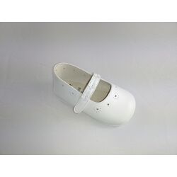 PEUCA 2431 MERDEDITAS NAPA BLANCO LEON SHOES. ZAPATOS PARA BEBE - CALZADO Peuca de Niña verano ,Sandalias OUTLET . CALZADO 19. 