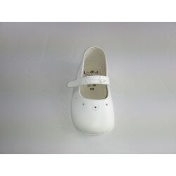 PEUCA 2431 MERDEDITAS NAPA BLANCO LEON SHOES. ZAPATOS PARA BEBE - CALZADO Peuca de Niña verano ,Sandalias OUTLET . CALZADO 19. 