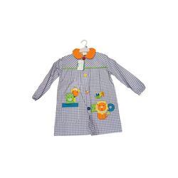 13 MANDILON LILA ZOO GARVEL. ROPA PARA BEBES ,PREMAMA Y COLEGIAL - COLEGIO ,MANDILONES, MOCHILAS CON BOTONES . TALLAS 4 años. 