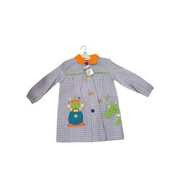 14 MANDILON LILA COCODRILO GARVEL. ROPA PARA BEBES ,PREMAMA Y COLEGIAL - COLEGIO ,MANDILONES, MOCHILAS CON BOTONES . TALLAS 4