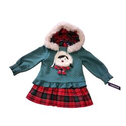 24632 Vestido colección Carmen Basmartín. ROPA PARA BEBES ,PREMAMA Y COLEGIAL - DE 0 5 AÑOS INVIERNO NIÑA Vestidos . TALLAS 3