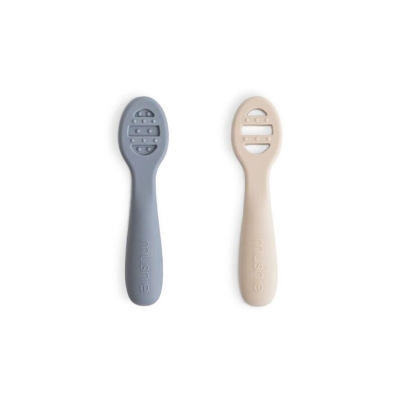 2056 MI PRIMERA CUCHARA CAMBRASS PACK 2. PUERICULTURA Y COMPLEMENTOS PARA BEBES - COMIDA VAJILLAS CUBIERTOS . Color AZUL