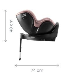 SILLA DE COCHE BRITAX RÖMER DUALFIX PRO 2025 ROMER. SILLAS DE AUTO PARA BEBE - con instalacion cinturón R129 Grupo 0+ (40 75 CM