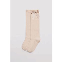 02855 CALCETÍN INFANTIL LARGO  BEIGE YSABEL MORA. ROPA PARA BEBES ,PREMAMA Y COLEGIAL - DE 0 5 AÑOS COMPLEMENTOS . TALLAS 0