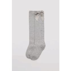 02855 CALCETÍN INFANTIL LARGO GRIS YSABEL MORA. ROPA PARA BEBES ,PREMAMA Y COLEGIAL - DE 0 5 AÑOS INTERIOR LEOTARDOS CALCETINES