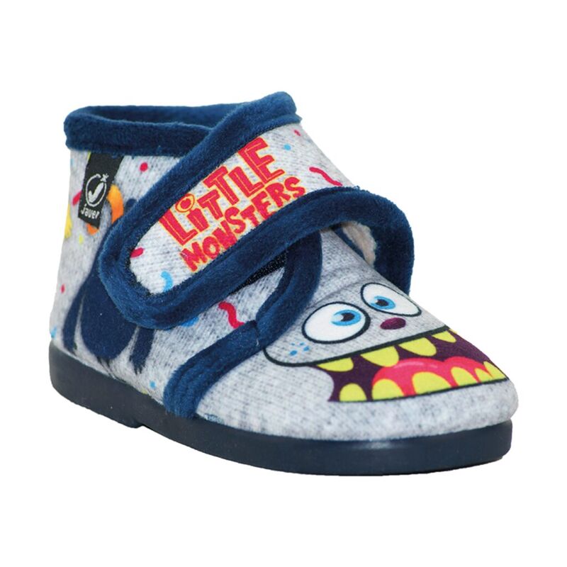 233 Zapatilla de velcro azul Montesa. ZAPATOS PARA BEBE - ZAPATILLAS CALZADO NIÑO NIÑA . CALZADO 19. 