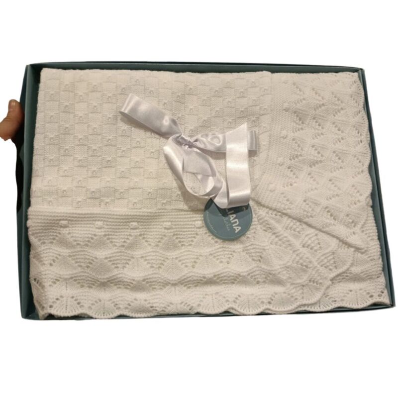 24519 CHAL CUADRITOS RECOGIDAS VOL.UVES BODOQUES JULIANA. COCHECITOS-CARRICOCHES PARA BEBE SACOS Y TEXTILES CHALES MANTAS .