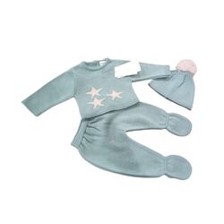 C7009 CONJUNTO9 DE PUNTO BEBE MIS CUCADAS. ROPA PARA BEBES ,PREMAMA Y COLEGIAL - DE 0 5 AÑOS INVIERNO Conjuntos Punto . TALLAS 0